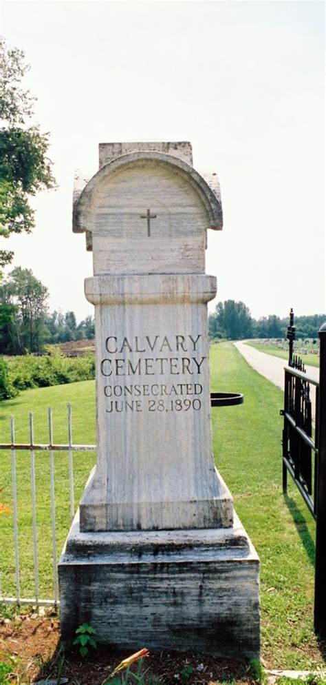 Calvary Cemetery In Rutland Vermont Find A Grave Cemetery