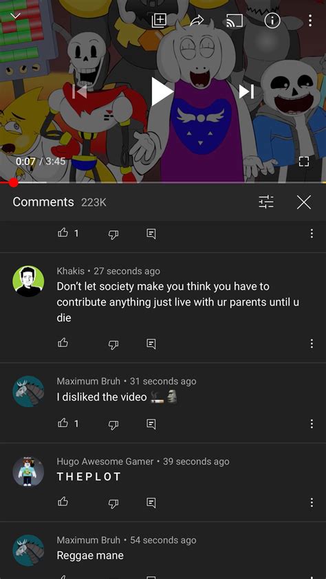 Undertale The Musical Comments Are Becoming Discord Rmemes