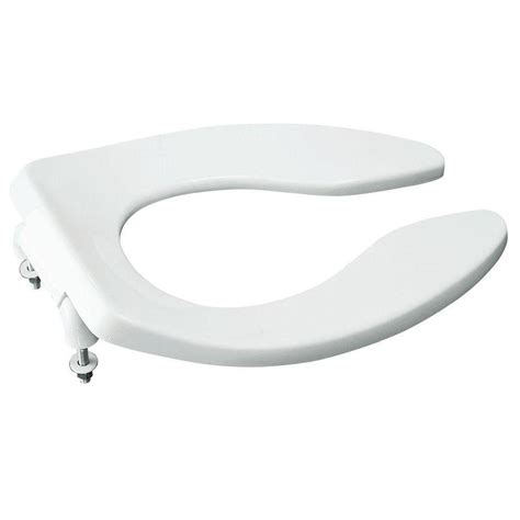 Kohler Lustra Elongated Open Front Toilet Seat With Extra Heavy Check