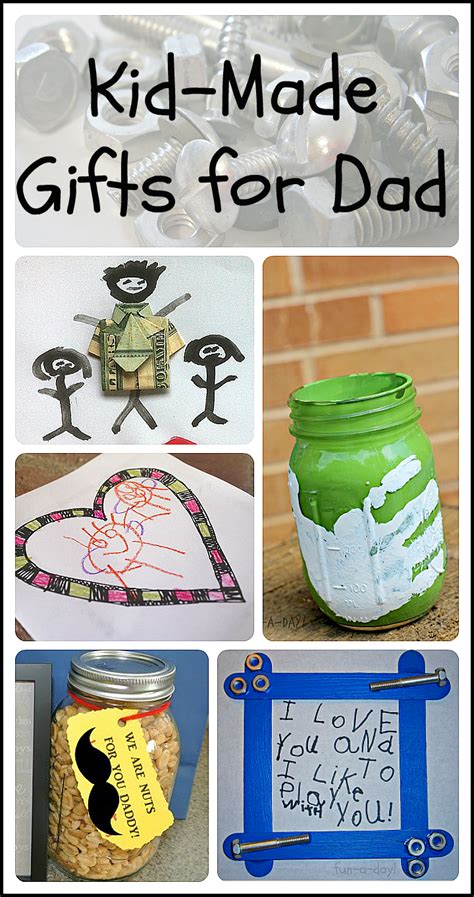 Father's day is just around the corner, and i know your crafty kids are going to want to make something fabulous for dad's special day. 10 Child Made Father's Day Gifts | Fun-A-Day! | Father's ...