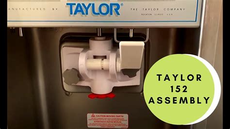 Tutorial Taylor Volt Soft Serve Ice Cream Machine Assembly YouTube