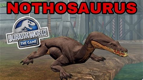 New Nothosaurus Jurassic World The Game Jurassic Workd Camp Cretaceous Dinosaur Datamine