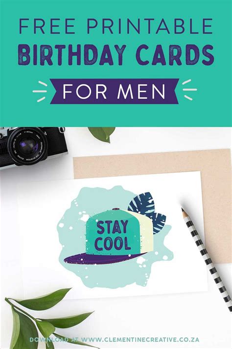 Click Here To Download This Free Printable Birthday Card For Men Print