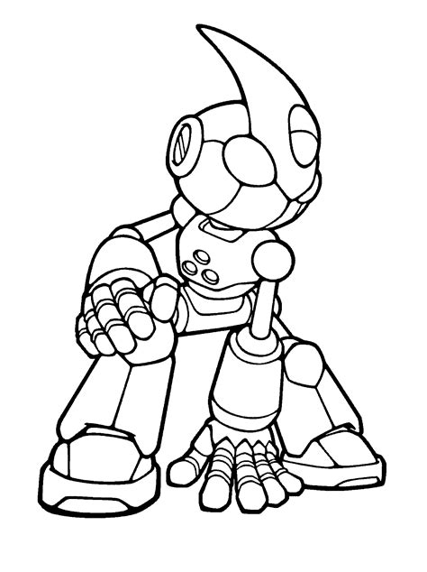 Free printable sonic the hedgehog coloring pages for kids. Coloring page - Emerl