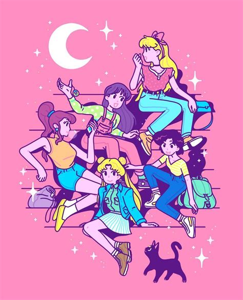 Aesthetic 90s Sailor Moon Ps4 Wallpapers Wallpaper Cave