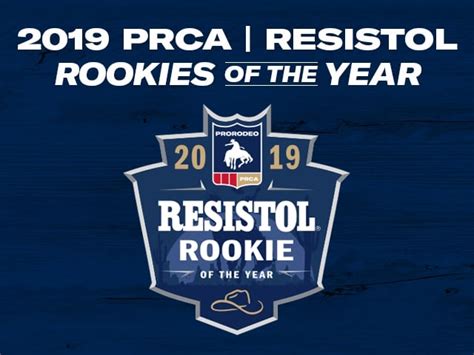 2019 Prca Resistol Rookies Of The Year