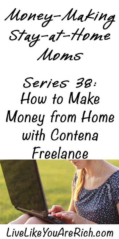 How to Make Money from Home with Contena - Live Like You ...