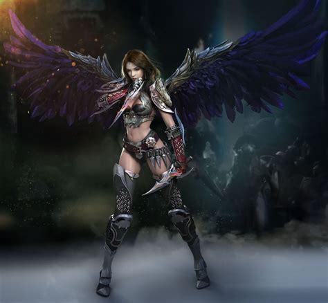 Αποτέλεσμα εικόνας για Girl Angel Warrior Dark Fantasy Art Fantasy