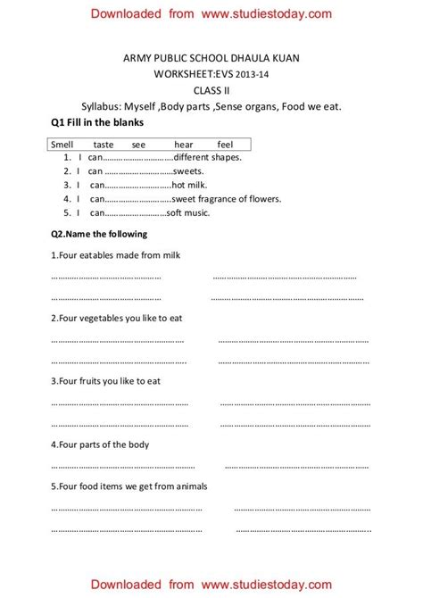 Pronoun for class 2, personal pronoun for grade ii, persons, gender, subject, object, i, me, you, he, him, she, her, it, we, us, they, them, pronoun worksheet for second grade. ARMY PUBLIC SCHOOL DHAULA KUAN WORKSHEET:EVS 2013-14 CLASS ...