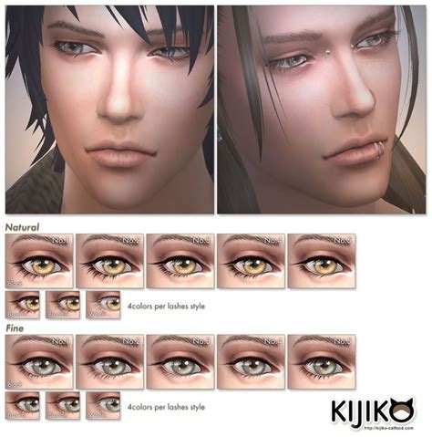Kijiko Sims 4 Cc Eyes Sims 4 Cc Makeup 3d Lashes