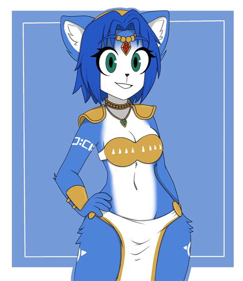 A Drawing I Recently Made Of Krystal From Star Fox Oc Furry