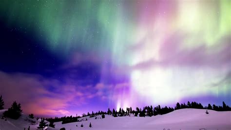 Northern Lights Over Ivalo Finland Timelapse Youtube