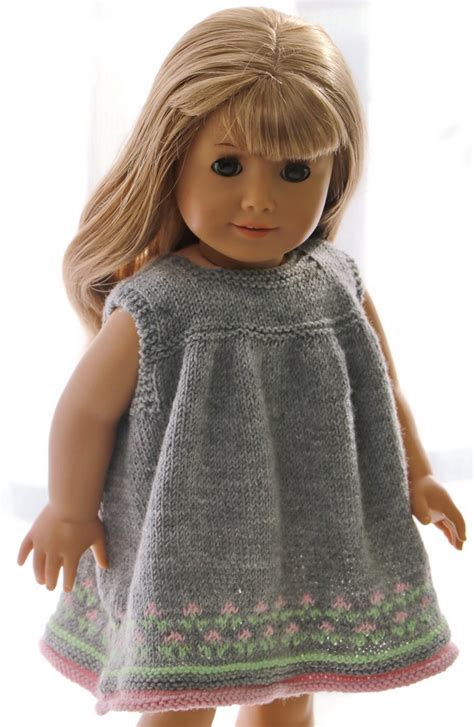 Inch Doll Dress Knitting Pattern