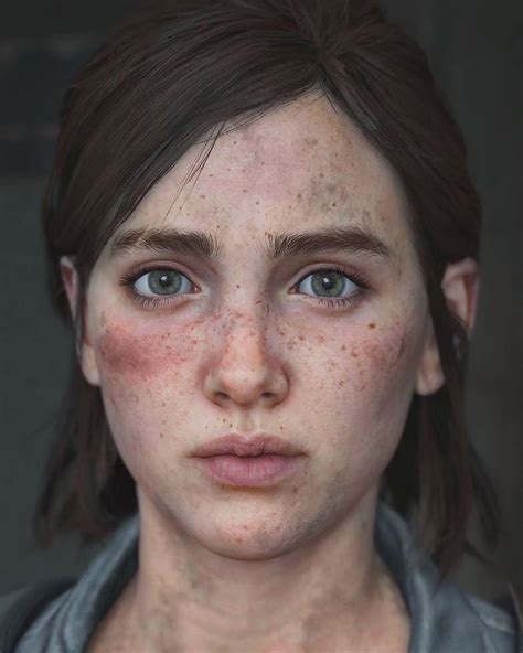 Ellie From The Last Of Us Ii Arte De Jogos Rosto The Last Of Us