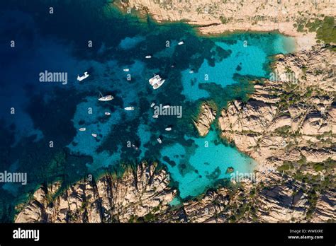 View From Above Stunning Aerial View Of Cala Coticcio Also Known As