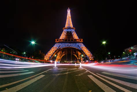 Eiffel Tower Light Show Travel Caffeine
