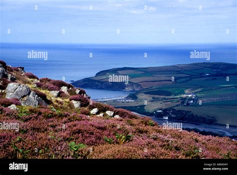 View From Top Of Carningli Mountain Newport Pembrokeshire Overlooking
