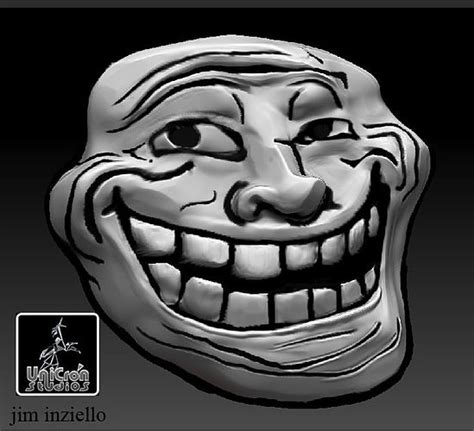 Troll Face And Posing Body 3d Model 3d Printable Cgtrader