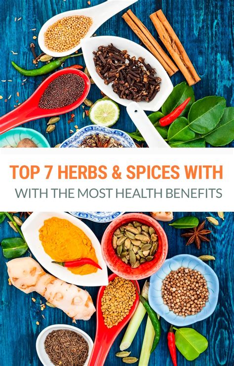 7 Herbs And Spices With The Most Powerful Health Benefits
