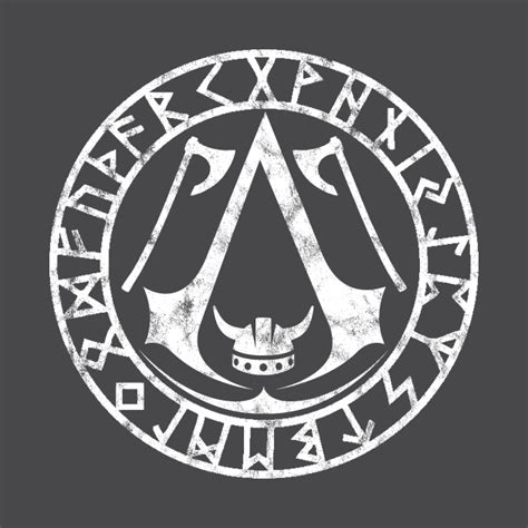Assassins Creed Valhalla Runes Assassins Creed Pin Teepublic