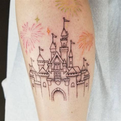 Disney Castle Outline Tattoo