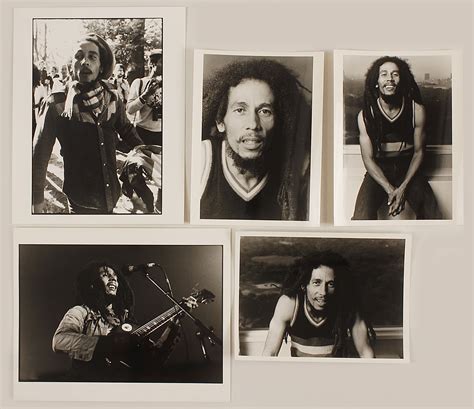 Lot Detail Bob Marley Original Stamped Photographs