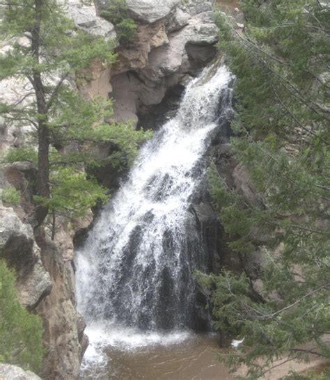Jemez Falls New Mexico A Waterfall 75 Miles From Albuquerque