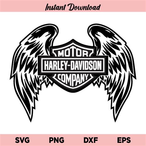 Harley Davidson Wings Svg Harley Davidson Wings Logo Svg Harley