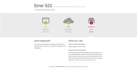 Cloudflare Error Connection Timed Out Bytefreaks Net