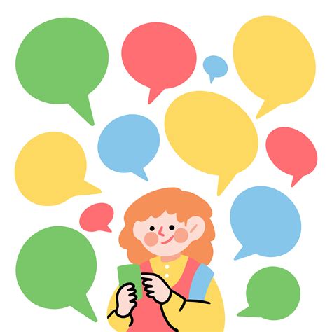 Girl Chatting on Social Media 1234767 - Download Free Vectors, Clipart Graphics & Vector Art
