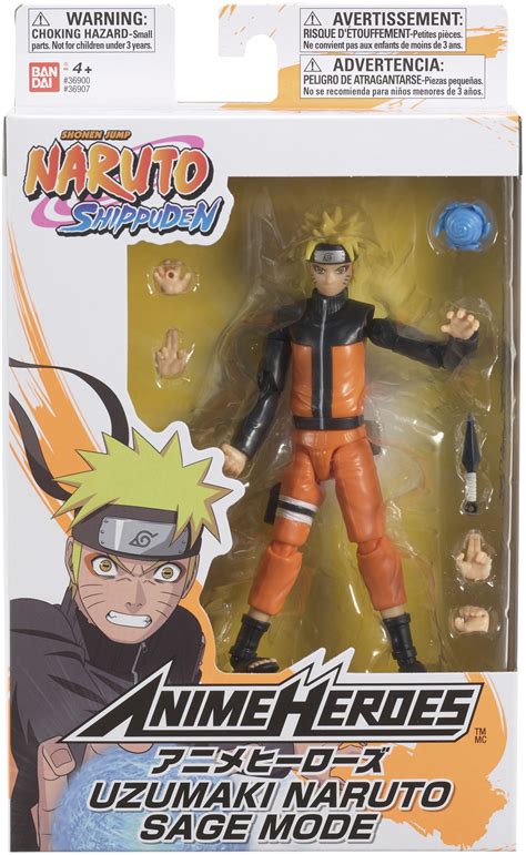 Best Buy Bandai Anime Heroes Naruto 65 Action Figure Uzumaki Naruto