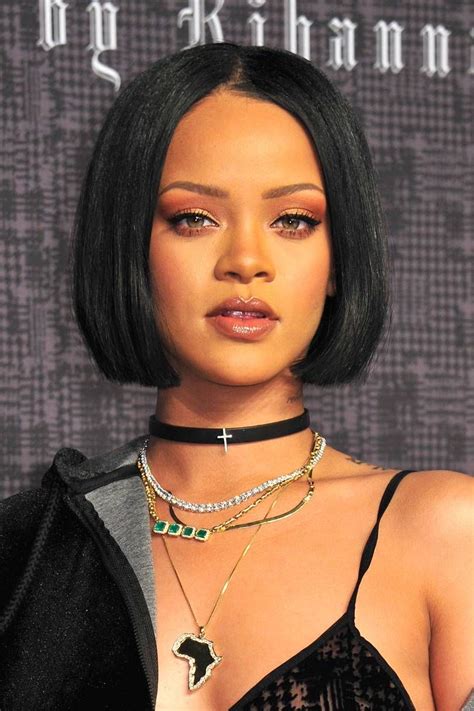 Rihanna Rihanna Hairstyles Bob Hairstyles Straight Hairstyles Looks
