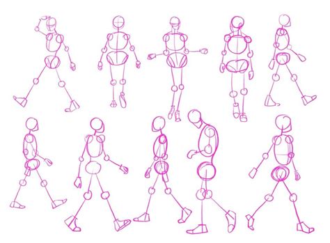 Procreate Sketch Brush Day 25 How To Draw A Walking Pose â€¢ Bardot