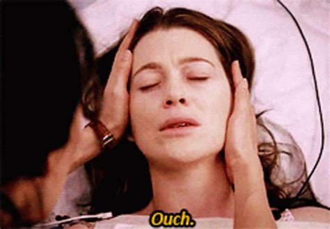 Greys Anatomy Meredith Grey GIF Greys Anatomy Meredith Grey Ouch Discover Share GIFs