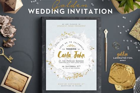 50 Wonderful Wedding Invitation And Card Design Samples