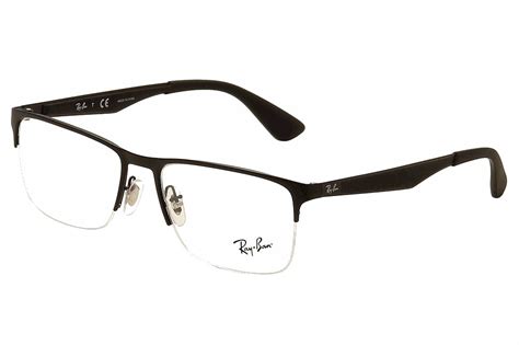 Ray Ban Mens Eyeglasses Rb6335 Rb6335 Rayban Half Rim Optical Frame