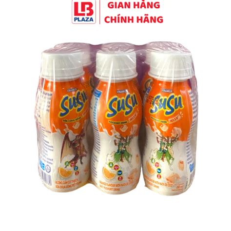 Sữa Trái Cây Thạch Susu Lọ 80ml6 Cam Shopee Việt Nam