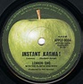 Lennon/Ono With Plastic Ono Band – Instant Karma ! (1970, Vinyl) - Discogs