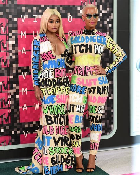 Mtv Video Music Awards Amber Rose Blac Chynas Outfits Raise Slut