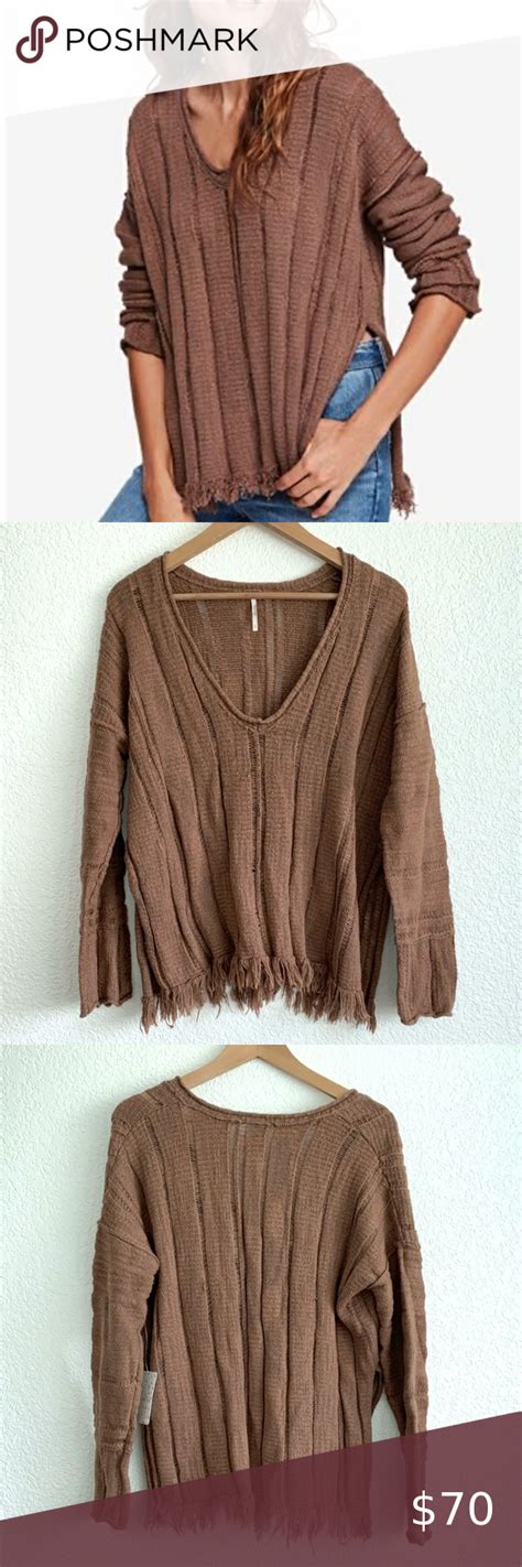 Nwt Free People Hazelnut Ocean Drive Sweater Clothes Design Free People Sweater Sweaters