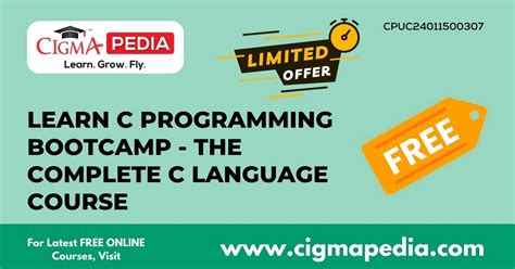 Learn C Programming Bootcamp The Complete C Language Course Free