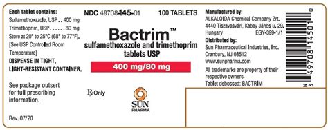 Bactrim Ds Fda Prescribing Information Side Effects And Uses