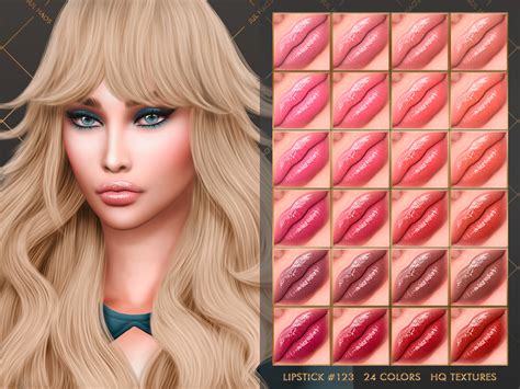 The Sims Resource Lipstick 123