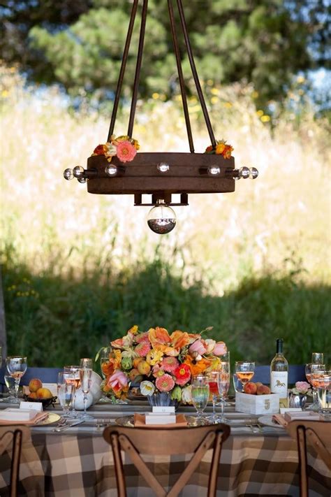 Country Outdoor Wedding Reception Ideas Rustic Wedding Table Rustic