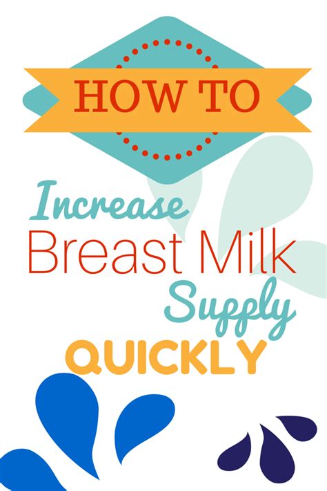 Simple Tips To Increase Your Breast Milk Supply Especially After A Csection Breastfeeding