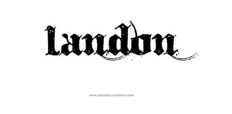 Landon Name Tattoo Designs Name Tattoo Designs Name Tattoo Name Tattoos