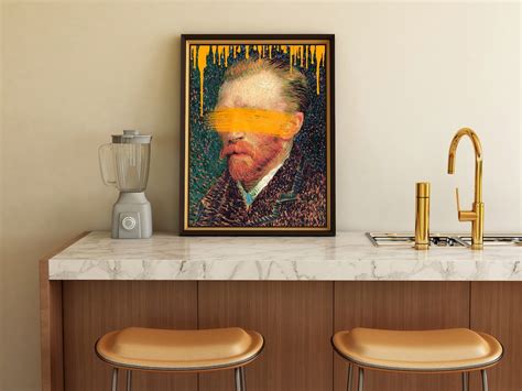 Altered Renaissance Art Vintage Portrait Vincent Van Gogh Etsy