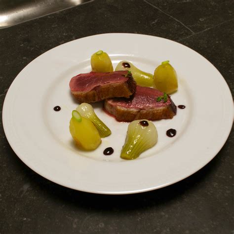 Recette de magret de canard au vin rouge et à lorange