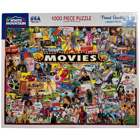 White Mountain Puzzles 1000 Movies Shop Puzzle Moms Club