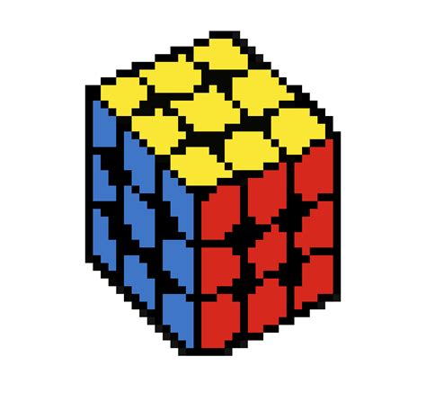 Rubiks Cube Pixel Art Maker
